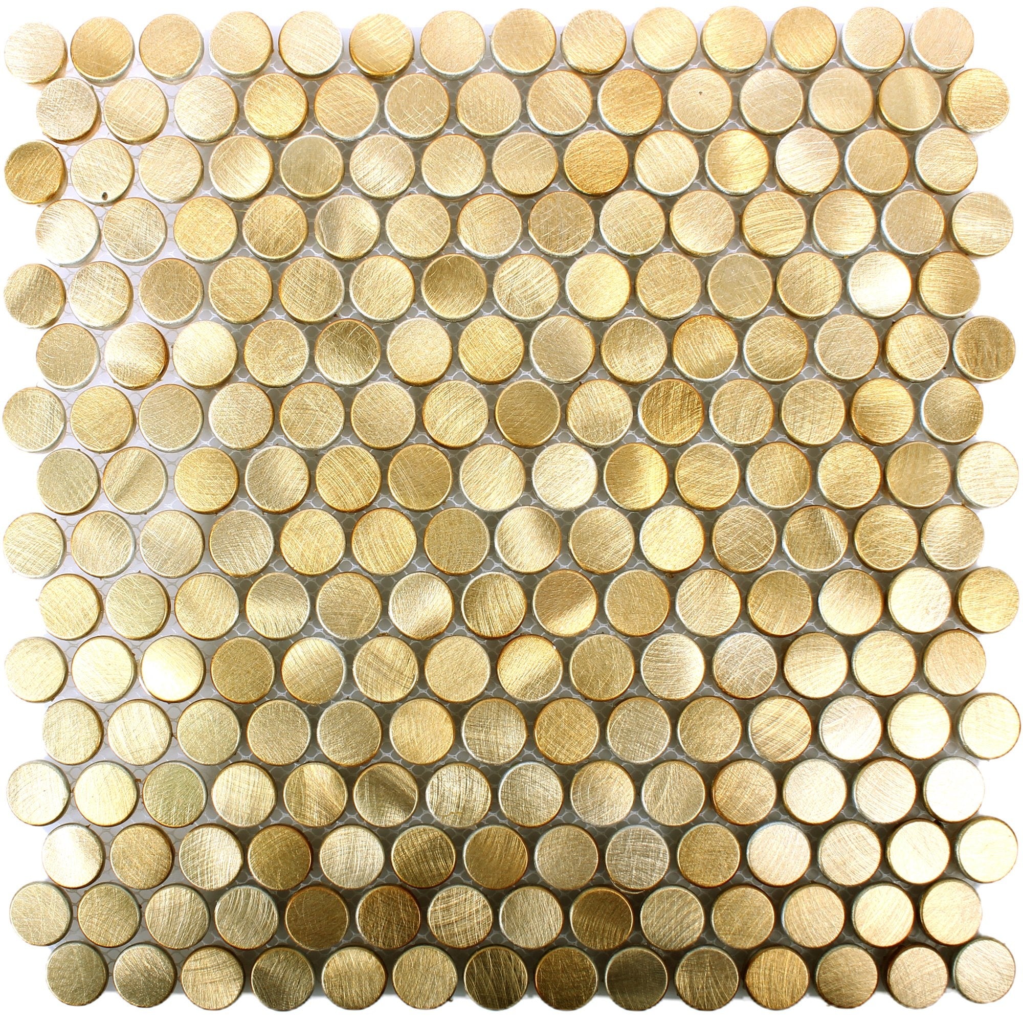 button gold mosaic