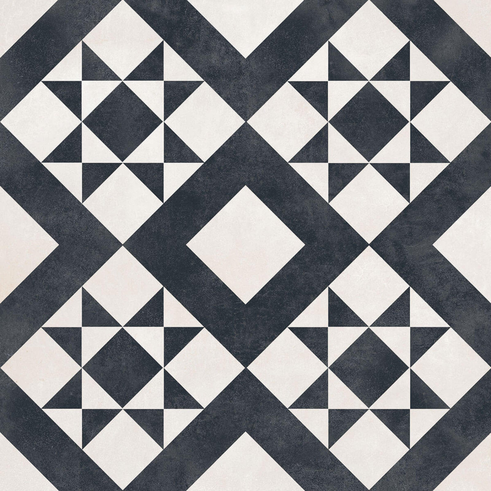 Retro Black feature floor tile BCT53606 - Luxury Tiles UK