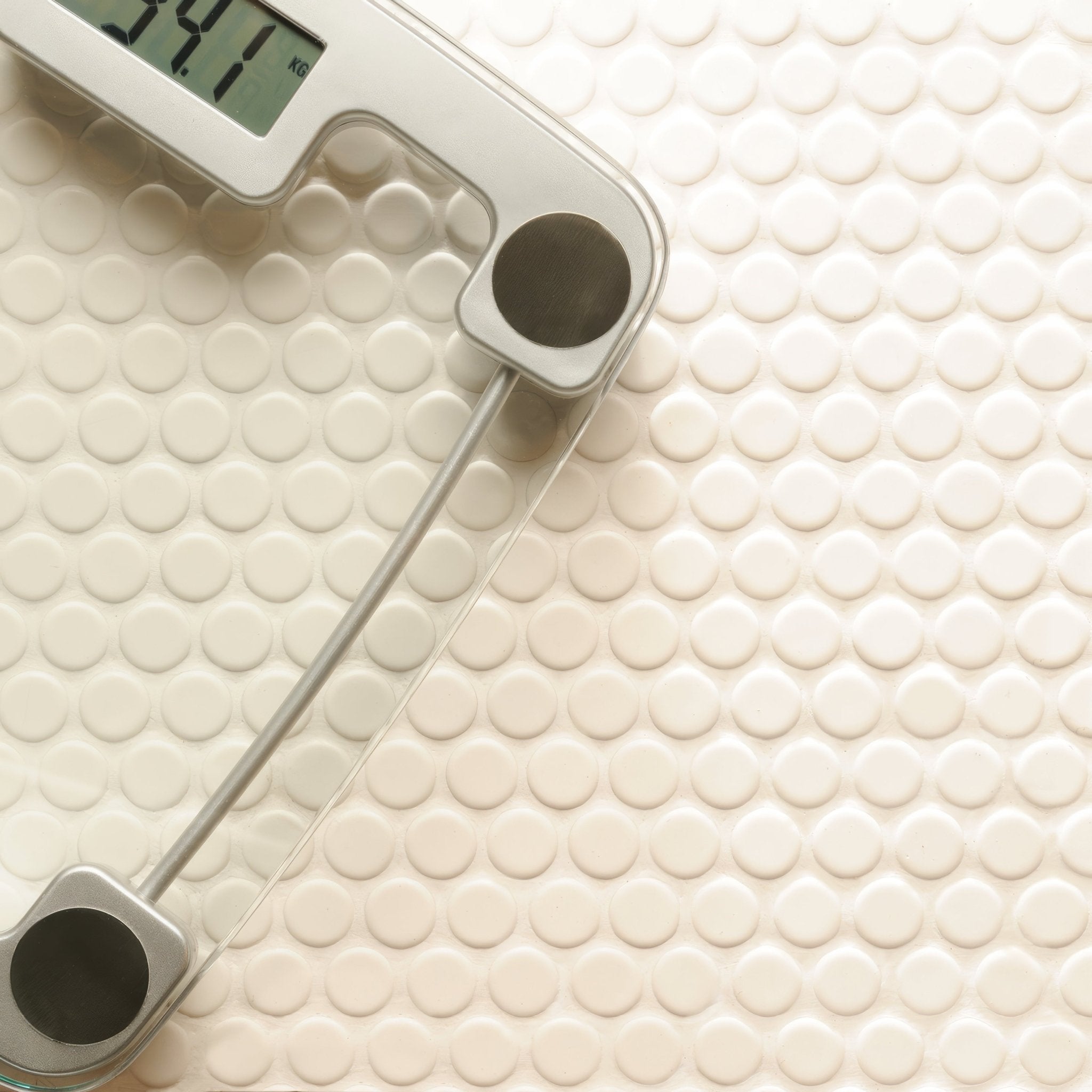 Cream Penny Mosaic Wall and Floor Tile 30.5cm x 30.5cm - Luxury Tiles UK