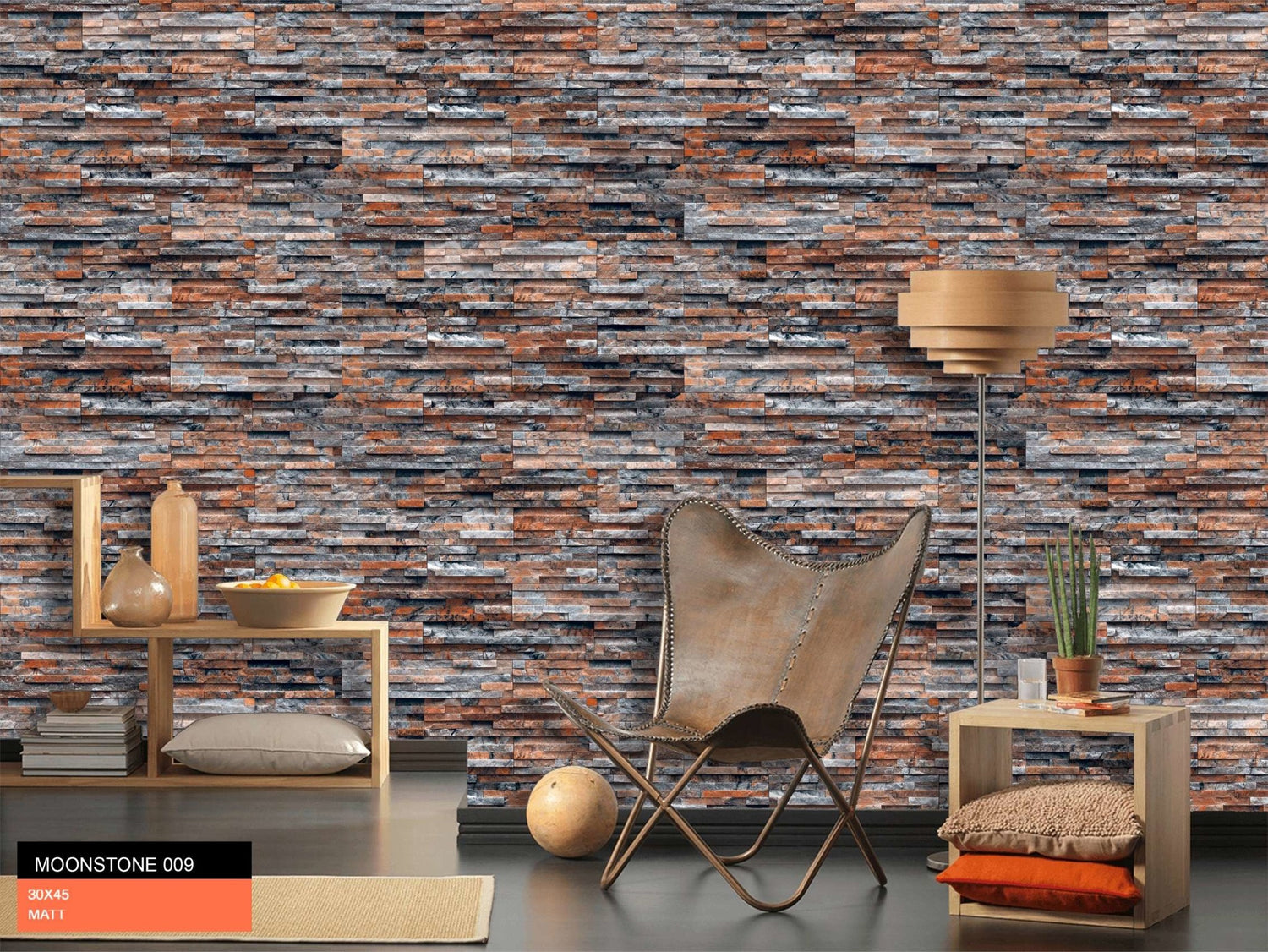 Moon Stone Oxide Split Face Wall Tile 300x450 mm - Luxury Tiles UK