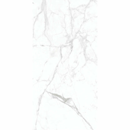 Natural Calacatta Marble Effect Matt Porcelain 120x60cm Floor and Wall Tile