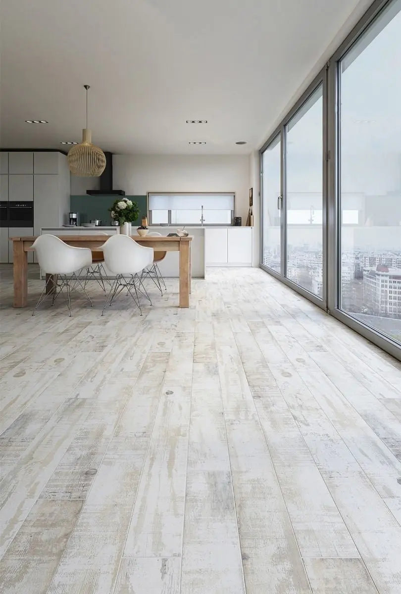 Nebraska Rustic Wood Effect 900 x 150 Porcelain Tile - Luxury Tiles UK