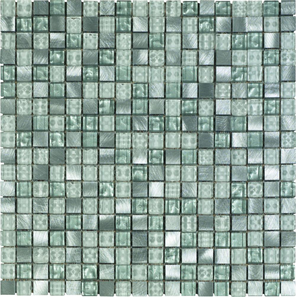 Niagara 30x30 Silver Mix Mosaic - D710 - Luxury Tiles UK