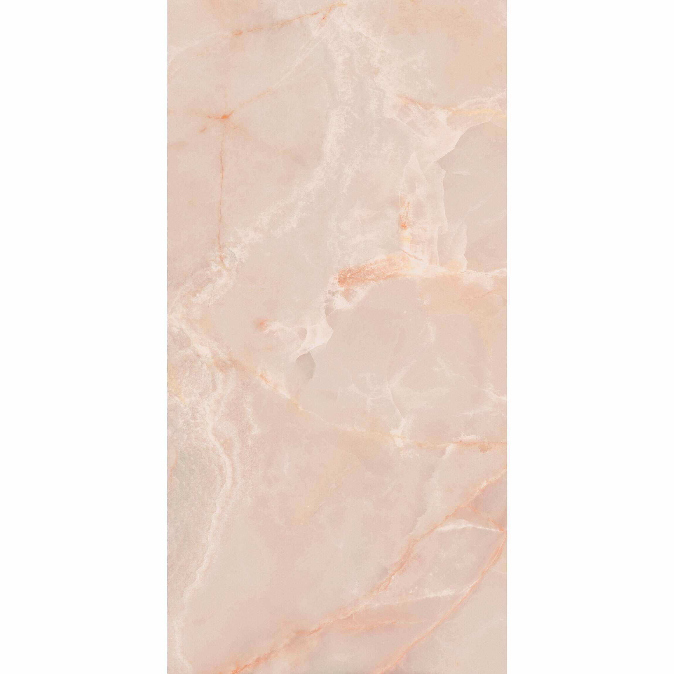 pink wall and floor onyx tiles