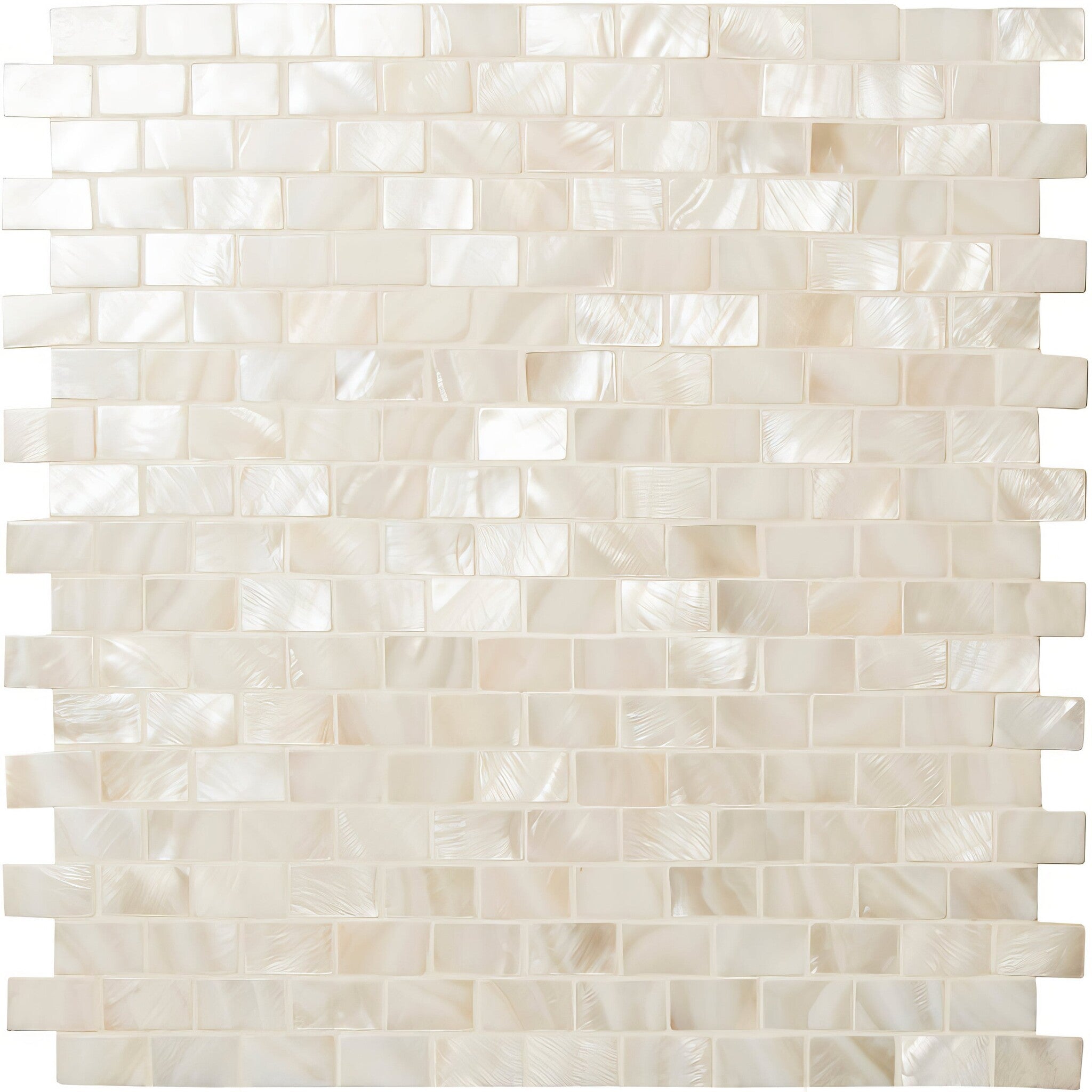 Mother of pearl brick bond mosaic uk