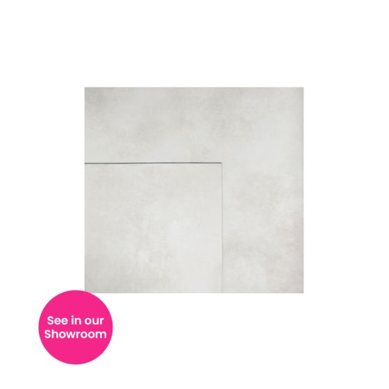 Project Power Light Grey Concrete Effect Anti Slip Porcelain Floor Tile - 600mm x 600mm - Luxury Tiles UK