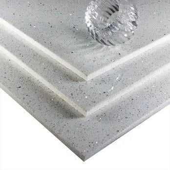 Shimmer Blanco White Sparkling Quartz Tile - Luxury Tiles UK