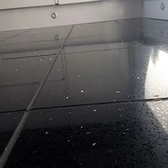 Shimmer Night Black Sparkling Quartz Tile - Luxury Tiles UK