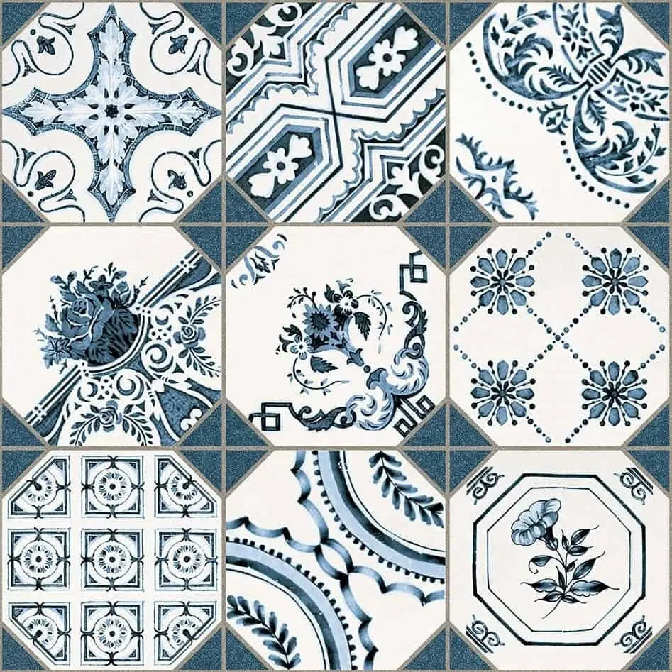 Parks Retiro Pattern Ceramic 316x316mm Wall & Floor Tile Luxury Tiles