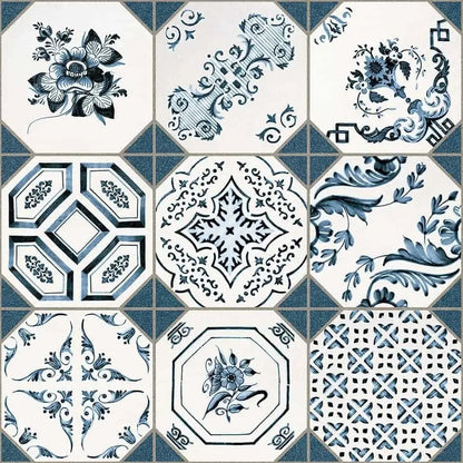 Parks Retiro Pattern Ceramic 316x316mm Wall &amp; Floor Tile Luxury Tiles