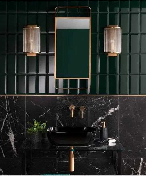 Sacramento Racing Green Metro Tile - Luxury Tiles UK