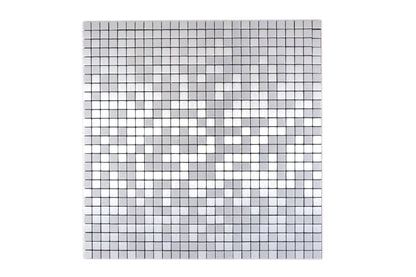 Self Adhesive Silver Alloy Mosaic 290x290 mm