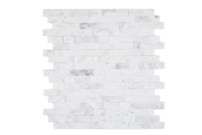 Mosaic Tile Smart Self Adhesive White Brickstone DIY