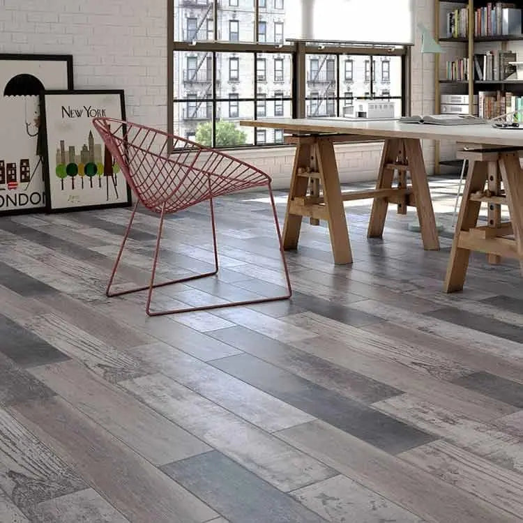 Montenegro Grey Grain Wood Effect Tile 900xx150mm Luxury Tiles