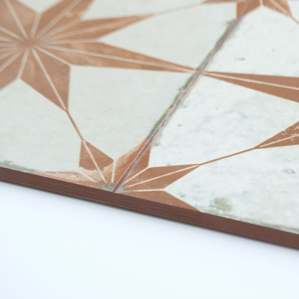 Scintilla Orange Feature Floor and Wall Ceramic Tiles - Luxury Tiles UK