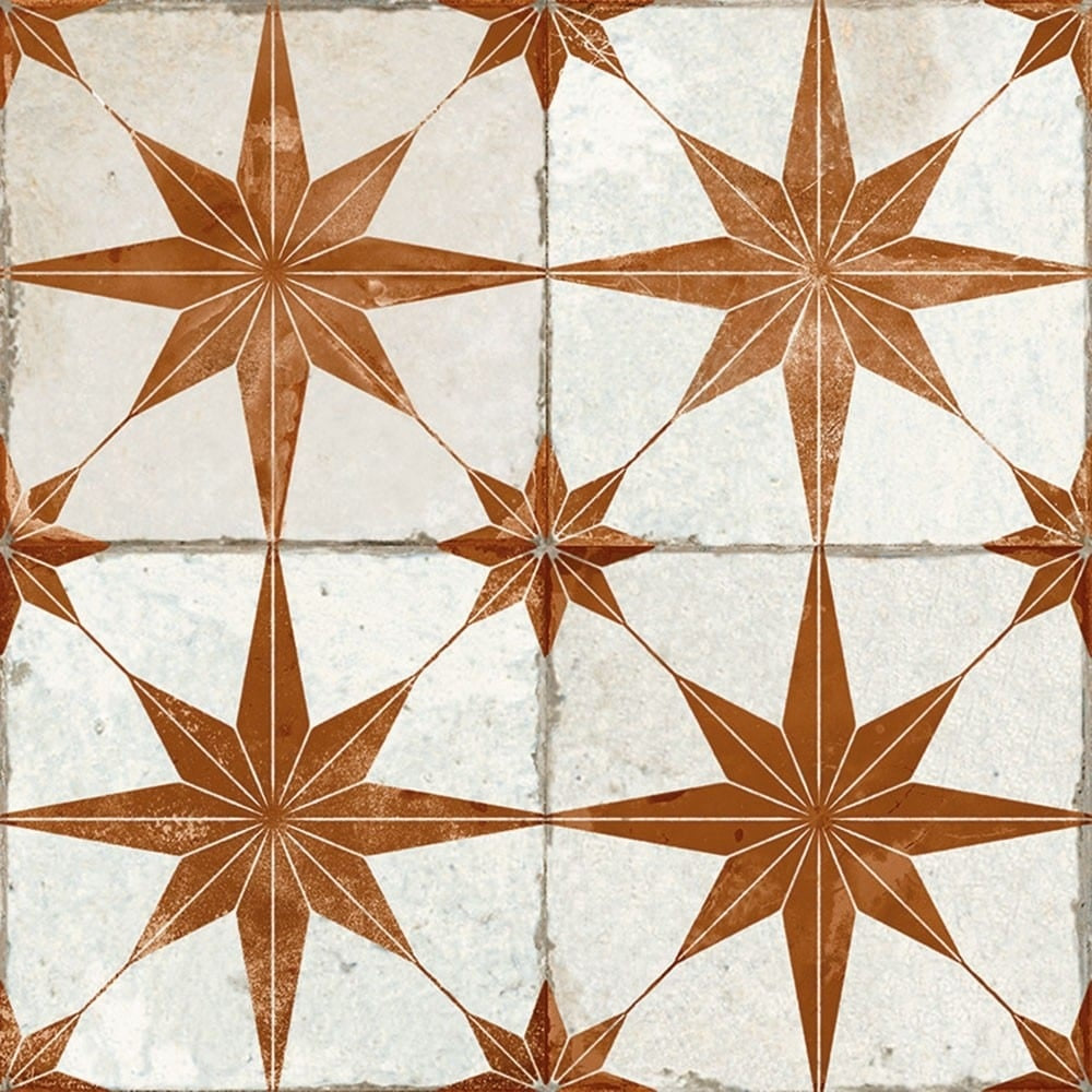 Scintilla Orange Feature Floor and Wall Ceramic Tiles - Luxury Tiles UK