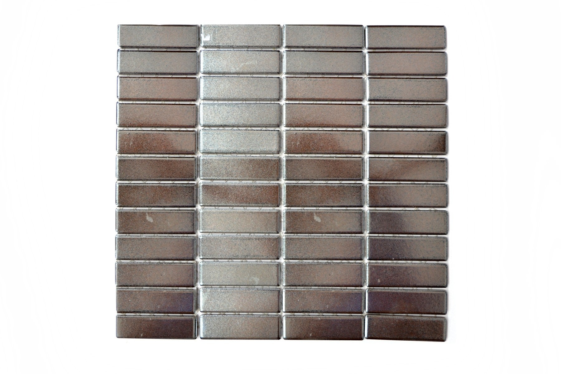 Kit Kat  |  Silver Metallic Mosaic Tile - Luxury Tiles UK