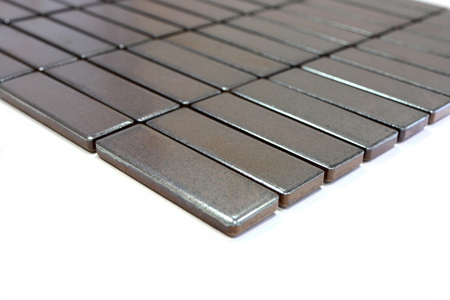 Kit Kat  |  Silver Metallic Mosaic Tile