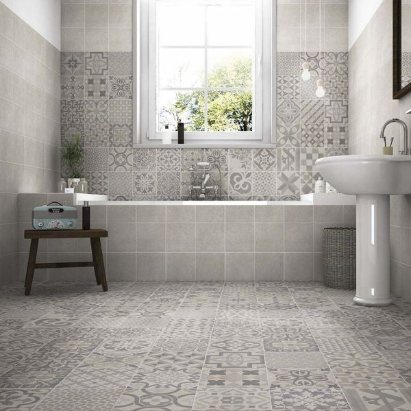 Vintage Grey Wall and Floor Tile - Luxury Tiles UK