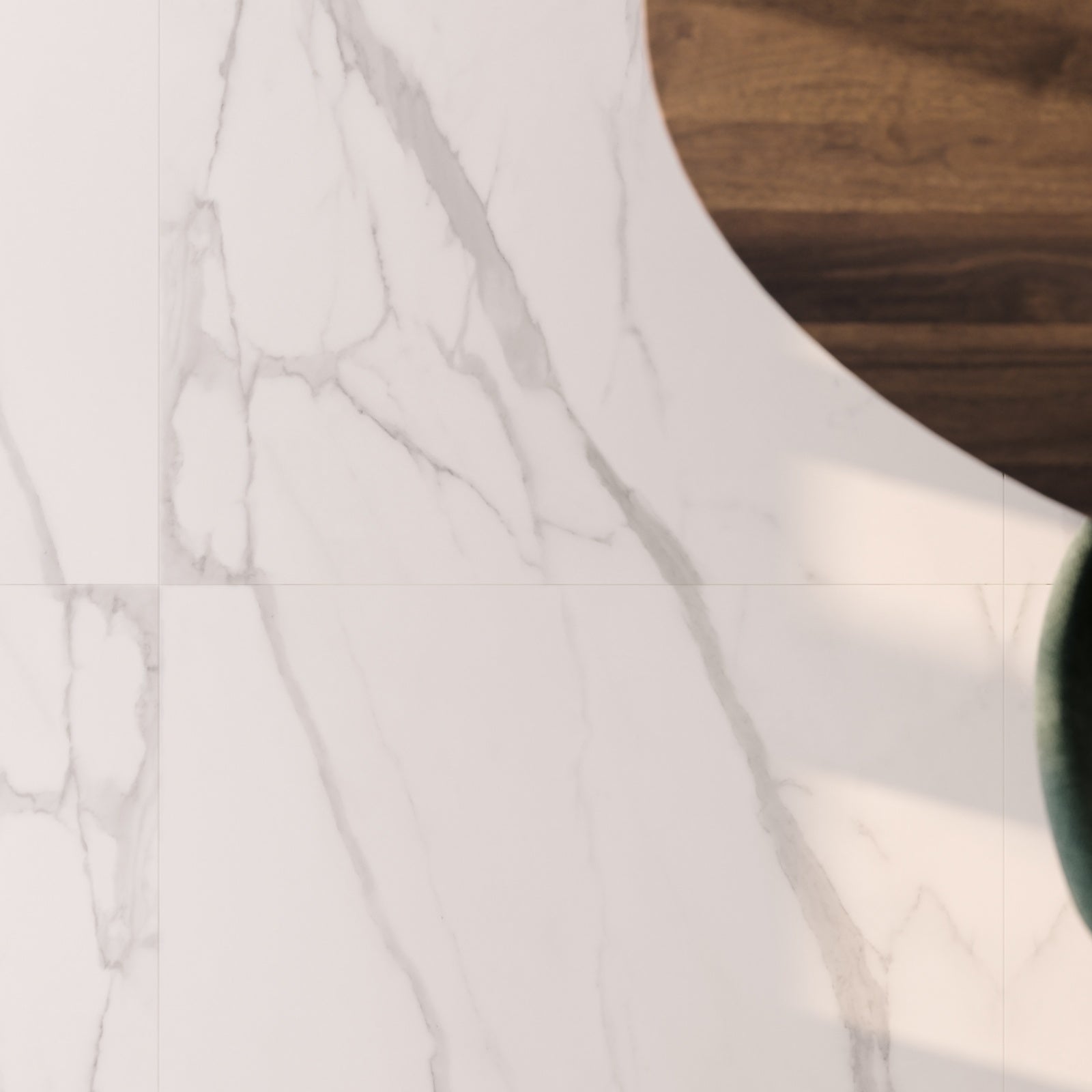 Statuario Nuovo Rectified Polished Porcelain Tiles - Luxury Tiles UK