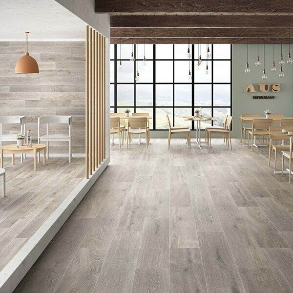 Silver Birch Matt Wood Effect Floor and Wall Tile - Luxury Tiles UK