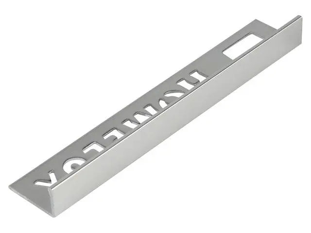 Homelux aluminium silver tile trim 10mm HomeLux