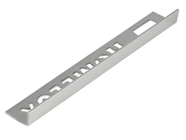 Homelux aluminium silver tile trim 8mm HomeLux