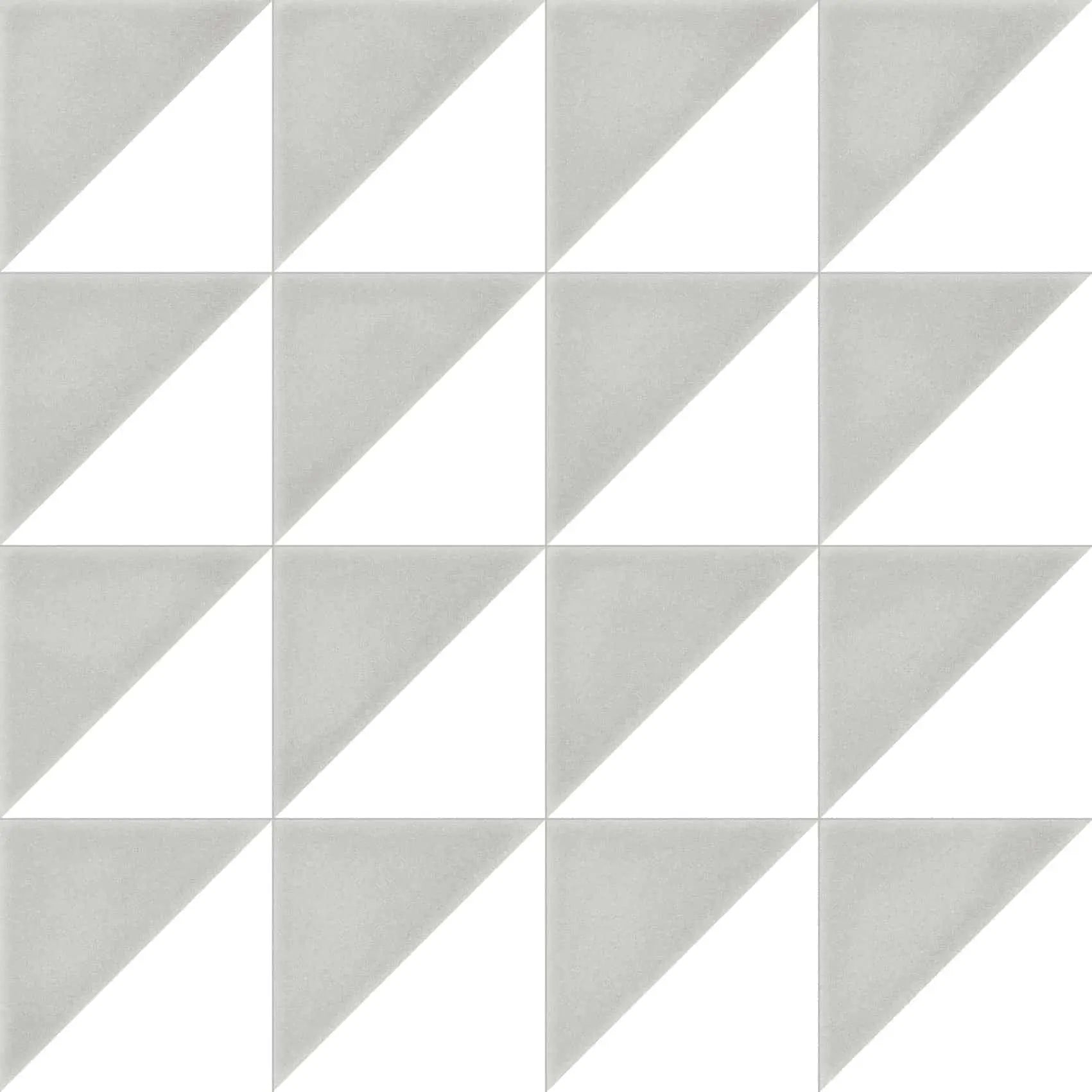 Aspen Light Grey and White Triangle Porcelain 200x200 Tile Luxury Tiles UK