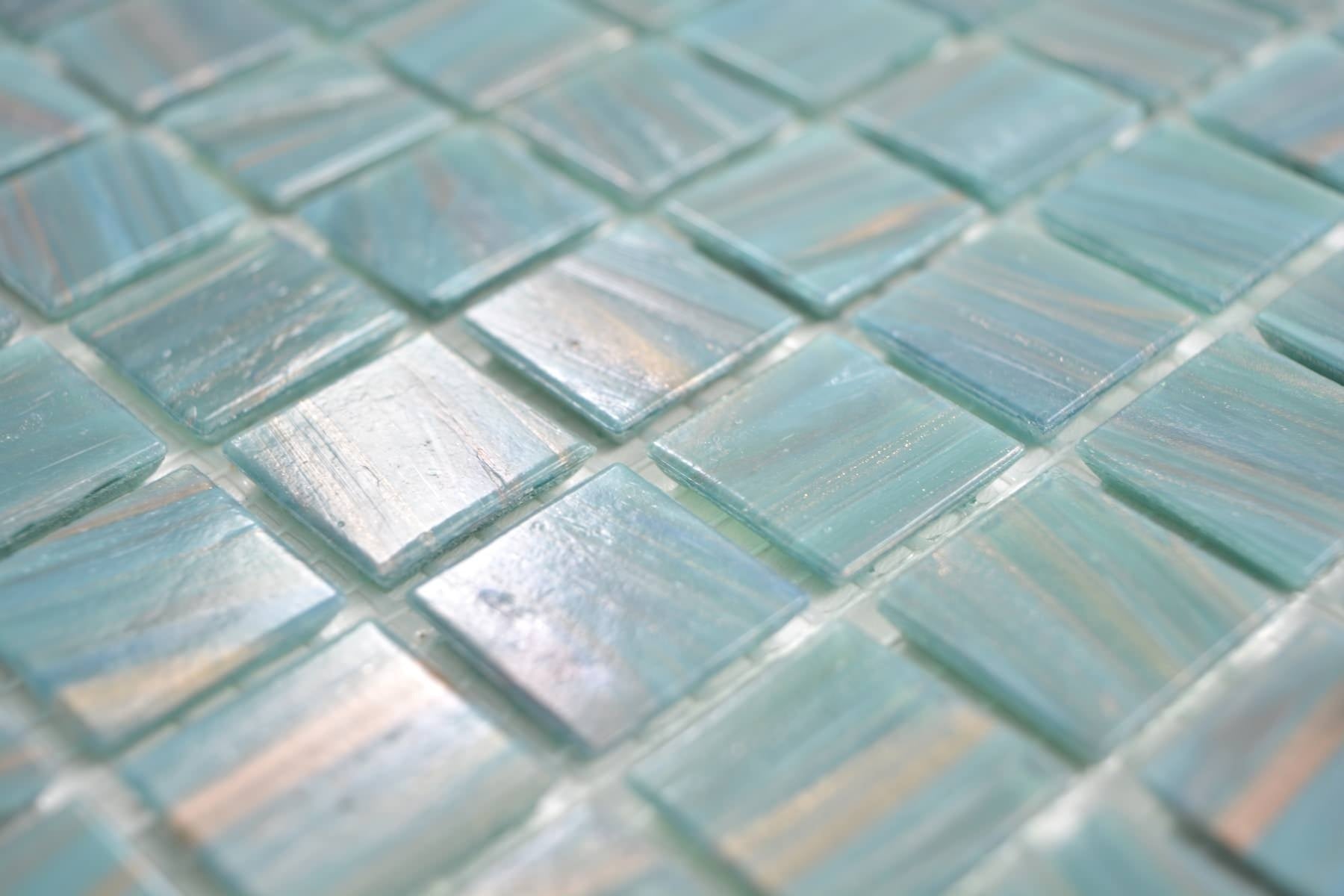 Maldives Turquoise Mosaic Tile 305x305mm | Luxury Tiles UK