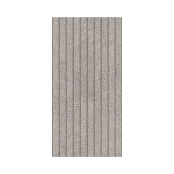 Orange Capital Grey Matt Stone Effect Porcelain Feature Wall Tile - 600mm x 300mm - Luxury Tiles UK