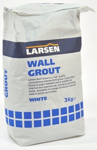 Trade White Wall Tile Grout 3kg - Luxury Tiles UK