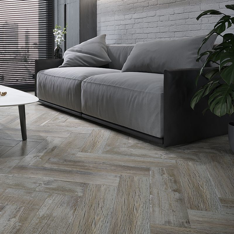 Weathered Oak Wood Effect Floor Tile 150x600mm - Luxury Tiles UK