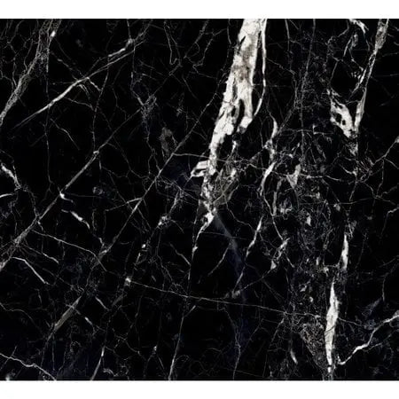 White Gold & Onyx Black | Marble stone effect Wall and floor Tile | 60x60cm - Luxury Tiles UK