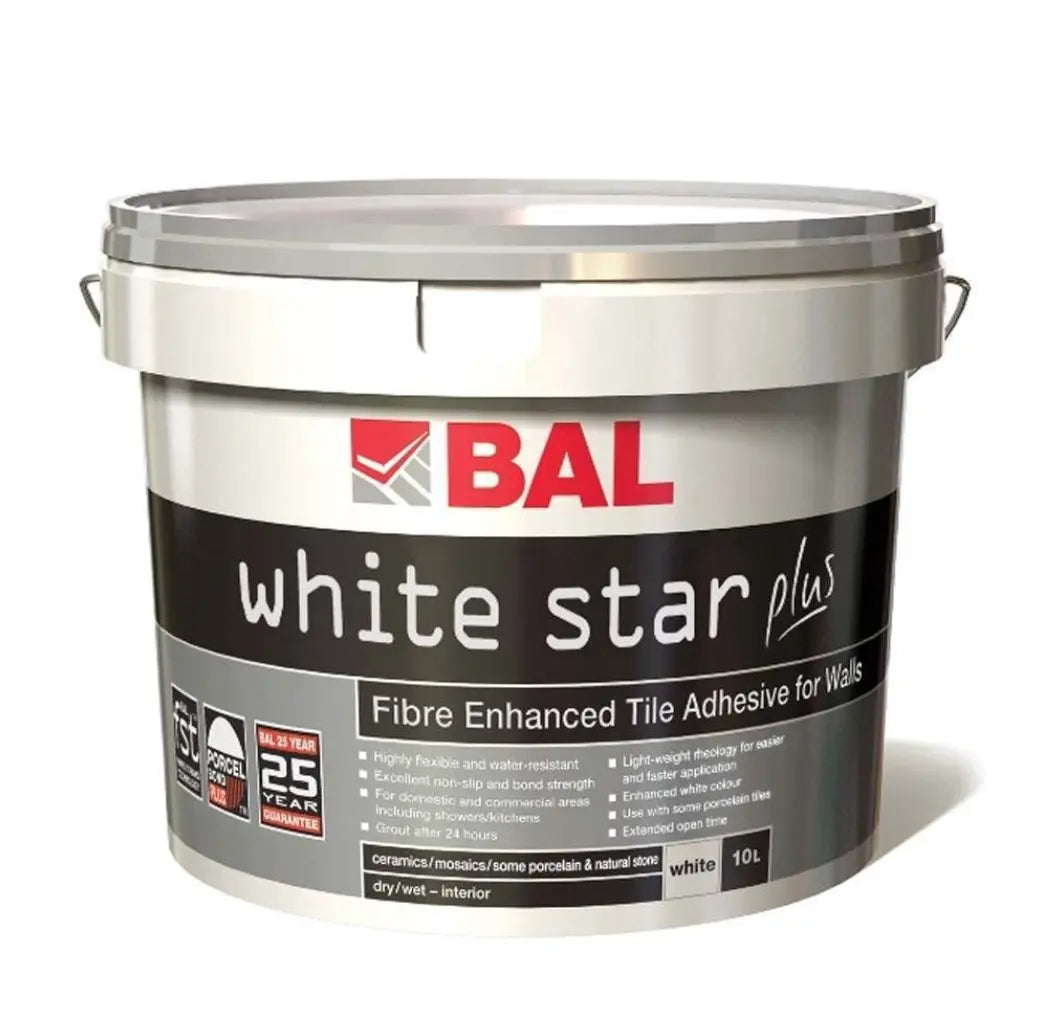 White Star Plus Wall Tile Ready Mixed Adhesive 15Kg Luxury Tiles