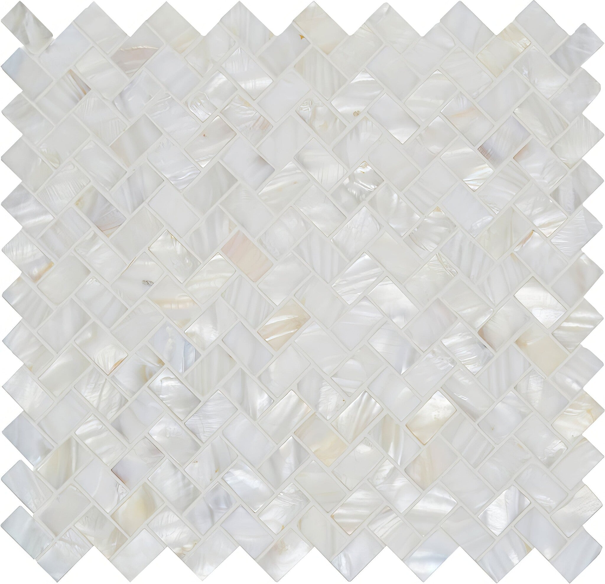 Mother of pearl mosaic herringbone