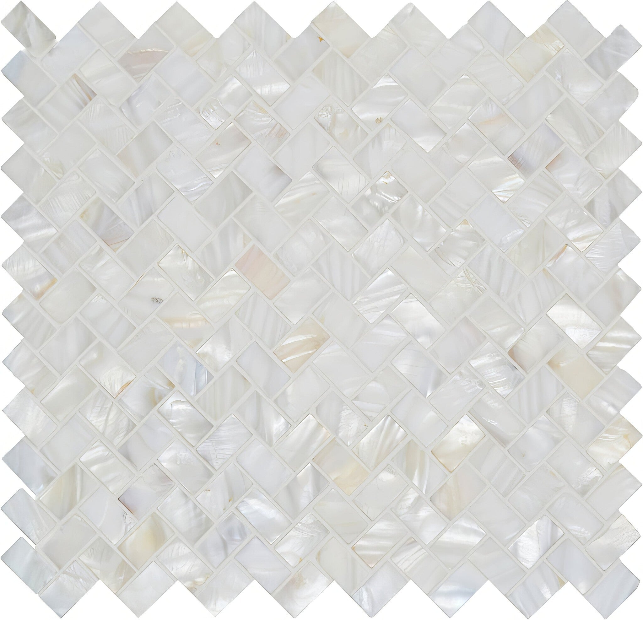Mother of pearl mosaic herringbone