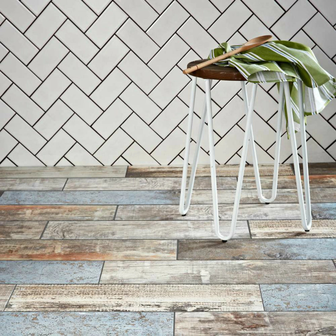 wood effect rustic floor tiles for bathroom