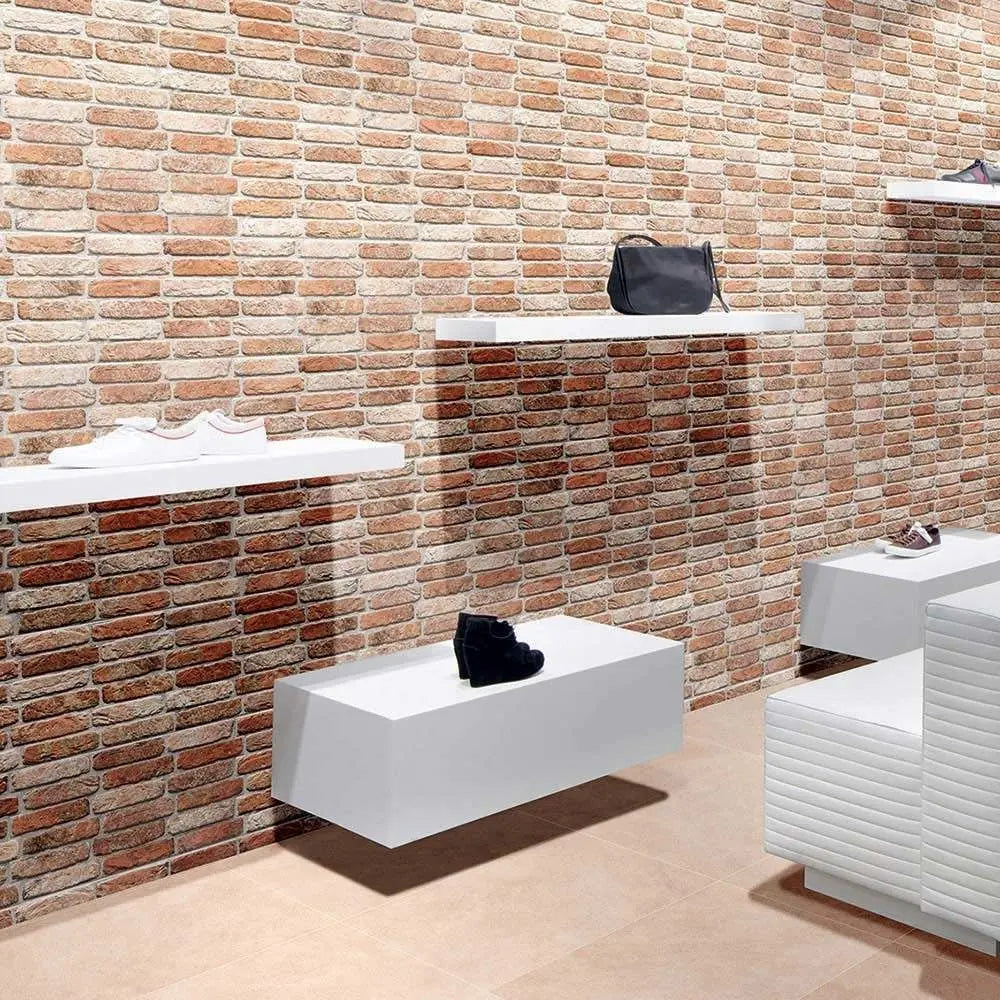 Paddington Red Mixture Brick Slip Wall Tile Luxury Tiles