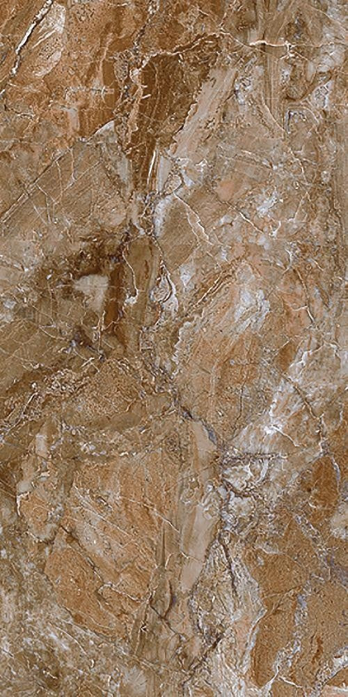 Brown Marble effect Ceramic Gloss Tiles - Luxury Tiles UK